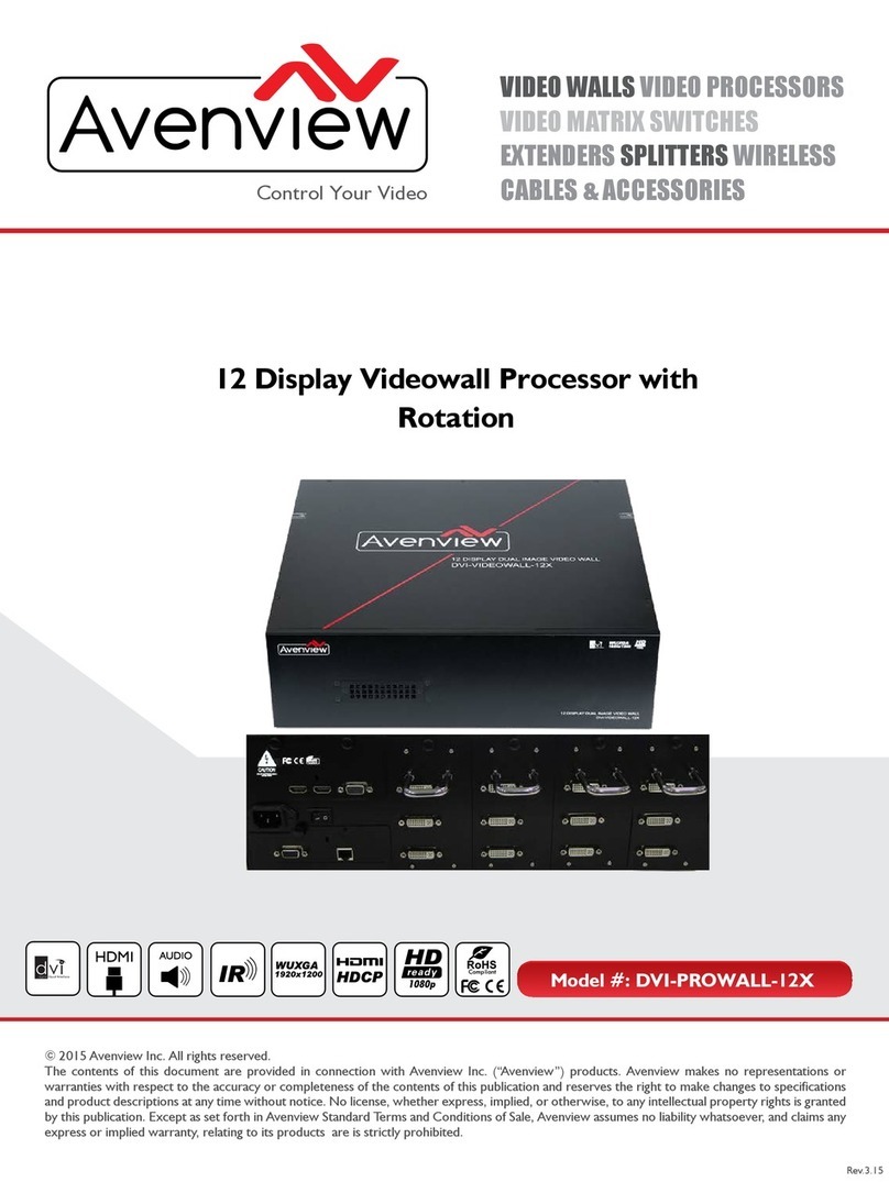Avenview DVI-PROWALL-12X manual