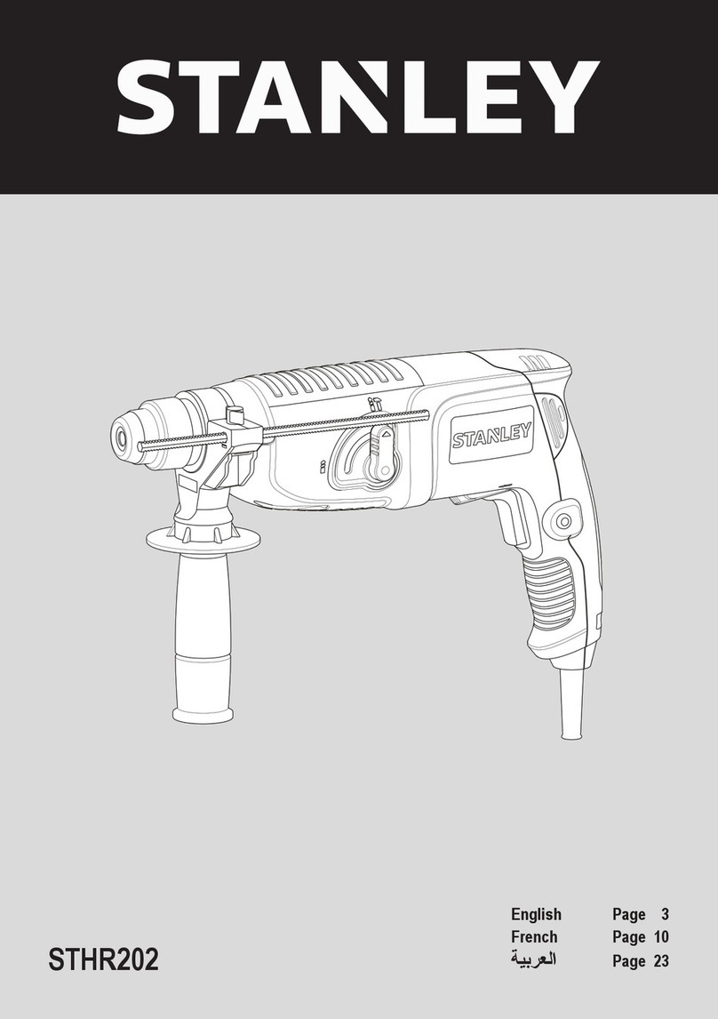Stanley SDS plus STHR202 User manual