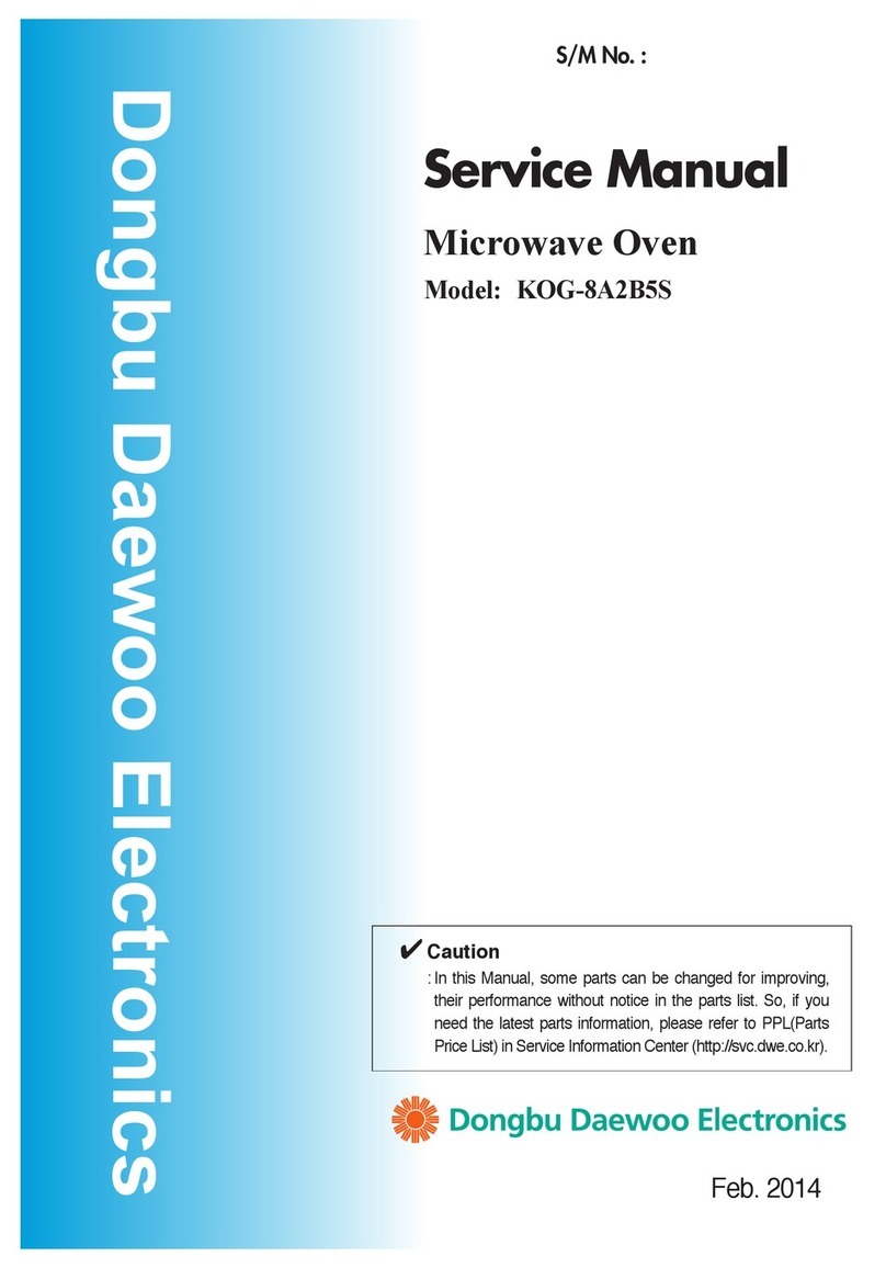 DAEWOO ELECTRONICS KOG-8A2B5S User manual