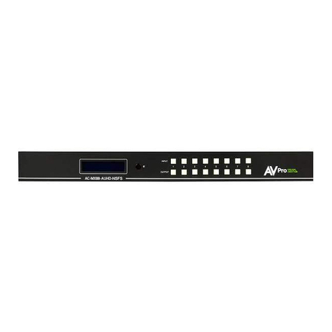 AVPro Edge AC-MX88-AUHD-NSFS User manual