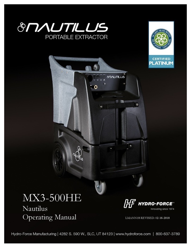 Nautilus HYDRO-FORCE MX3-500HE operating manual