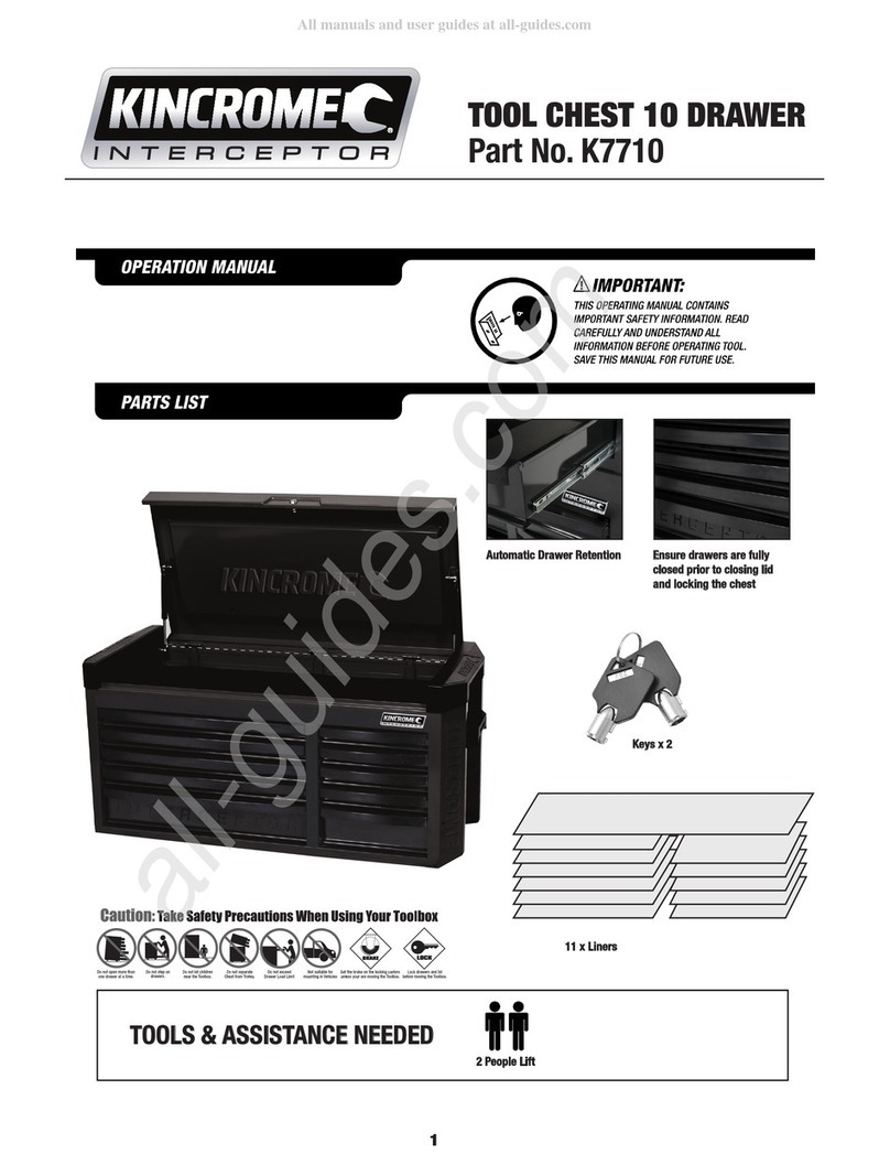 kincrome Interceptor K7710 Operation manual