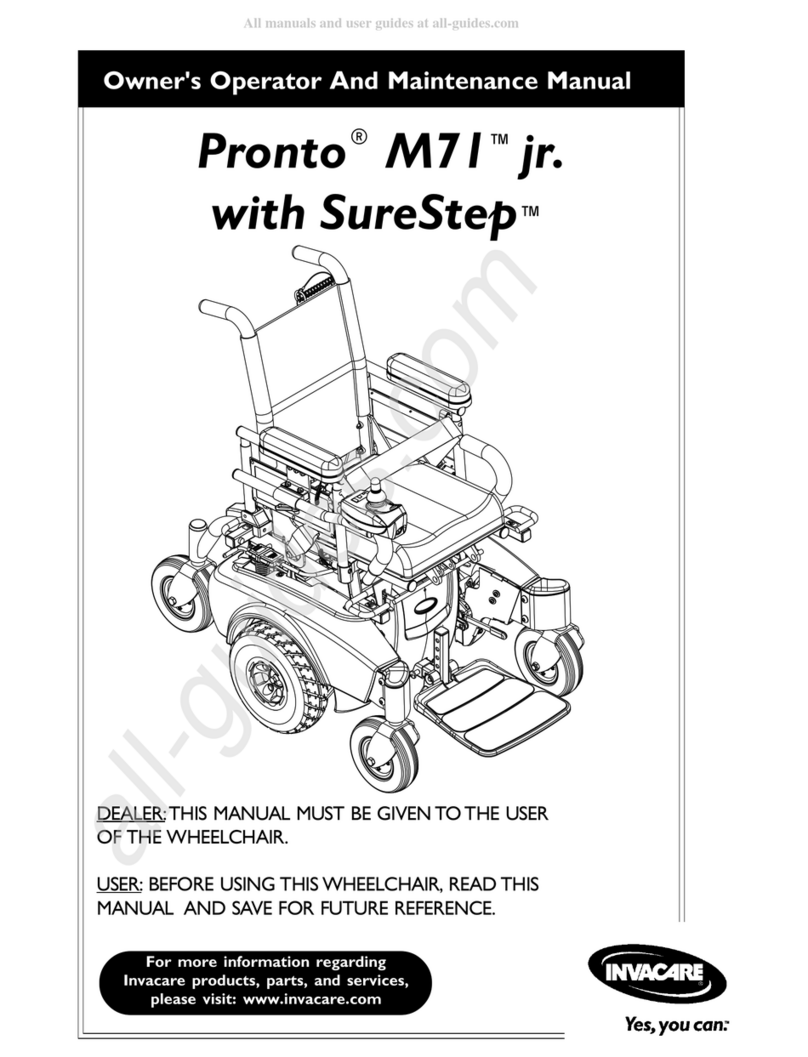 Invacare Pronto M71 Jr. Manual