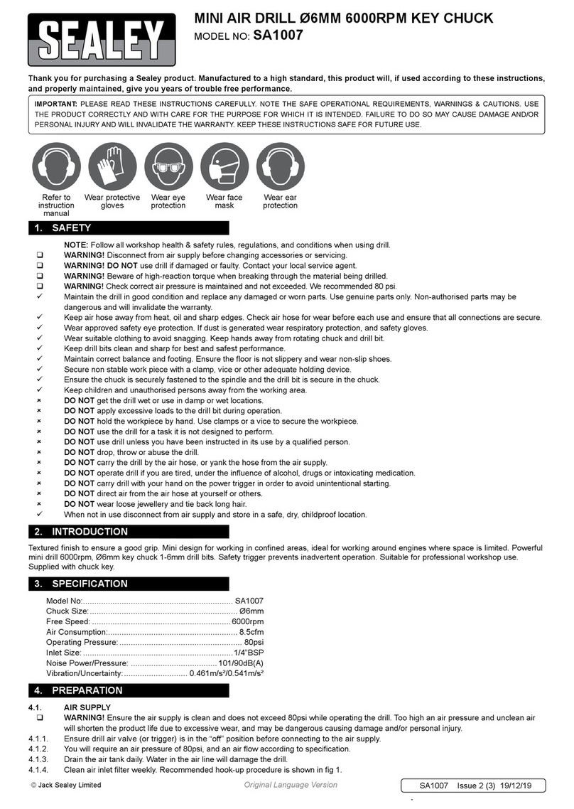 Sealey SA1007 User manual Sealey SA1007 User manual