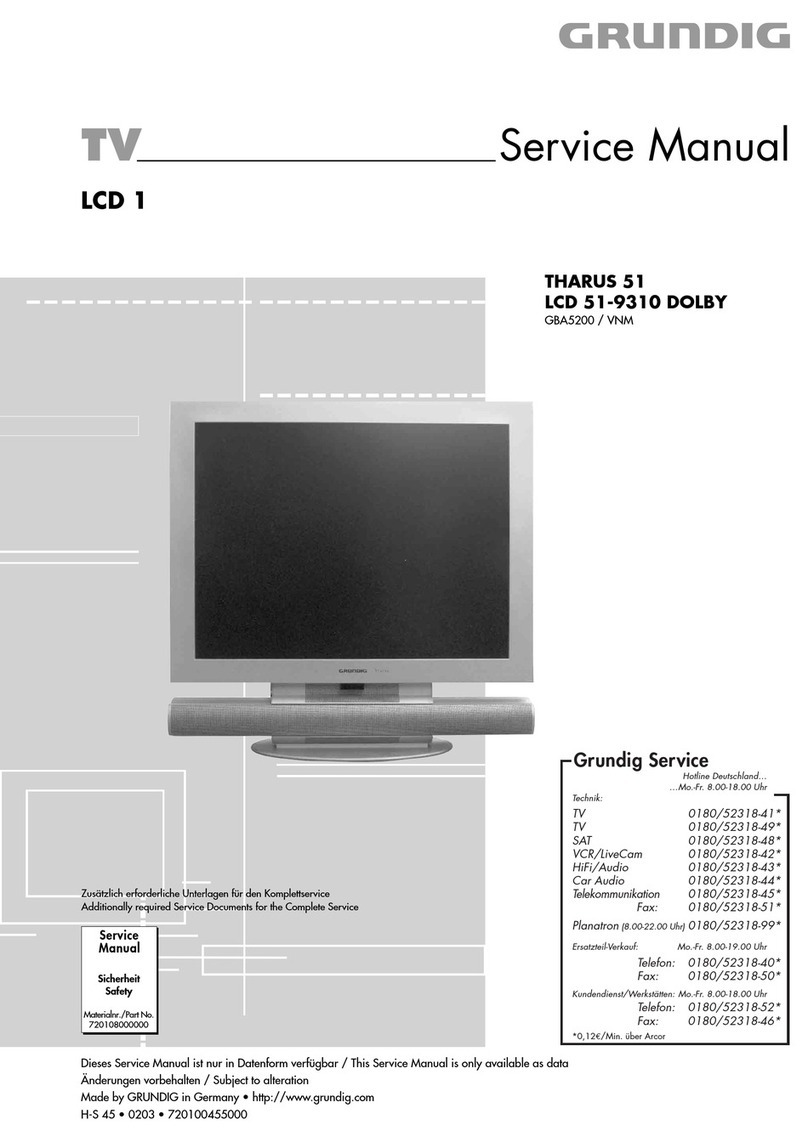 Grundig THARUS 51 User manual