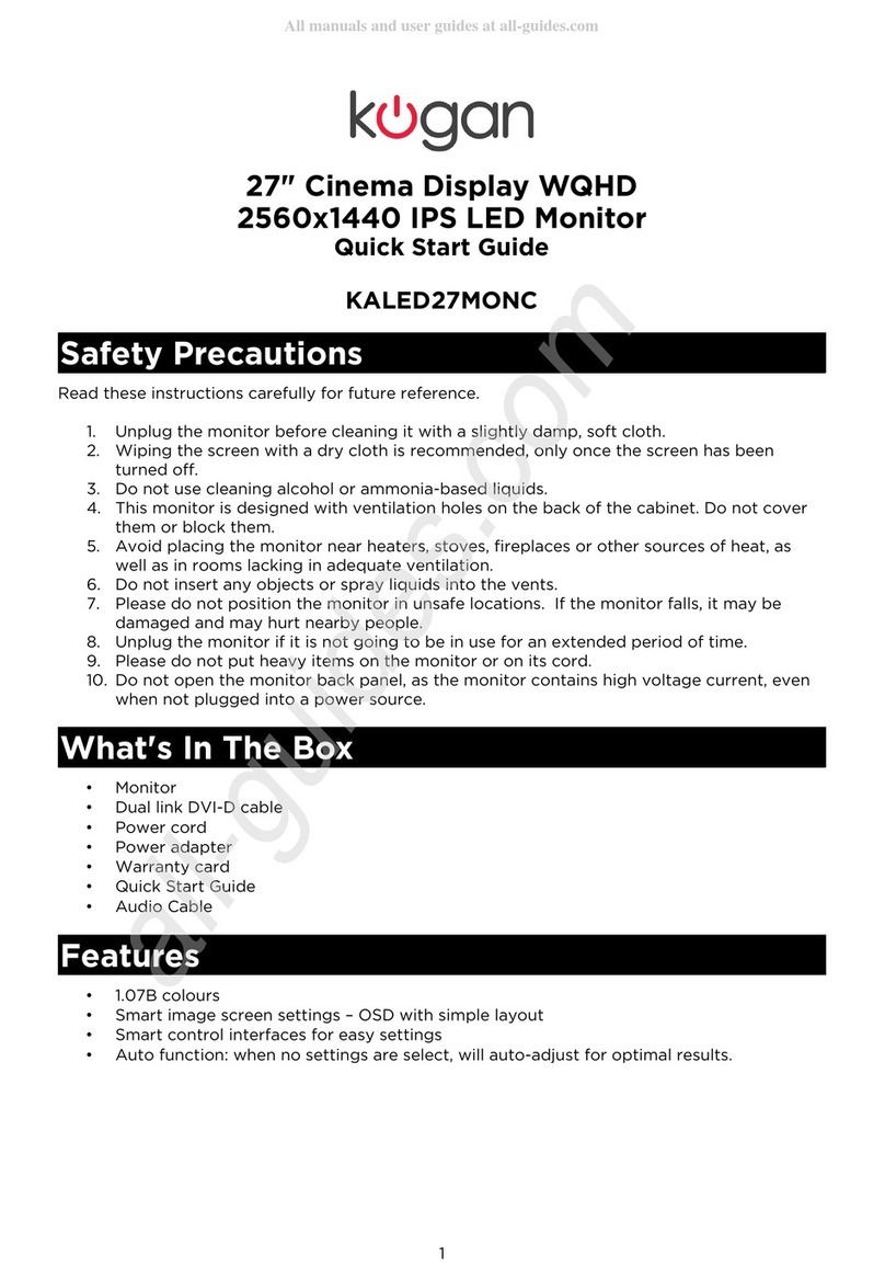 Kogan KALED27MONC User manual