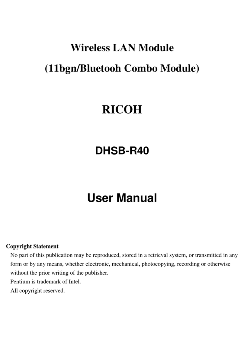 Ricoh DHSB-R40 user manual