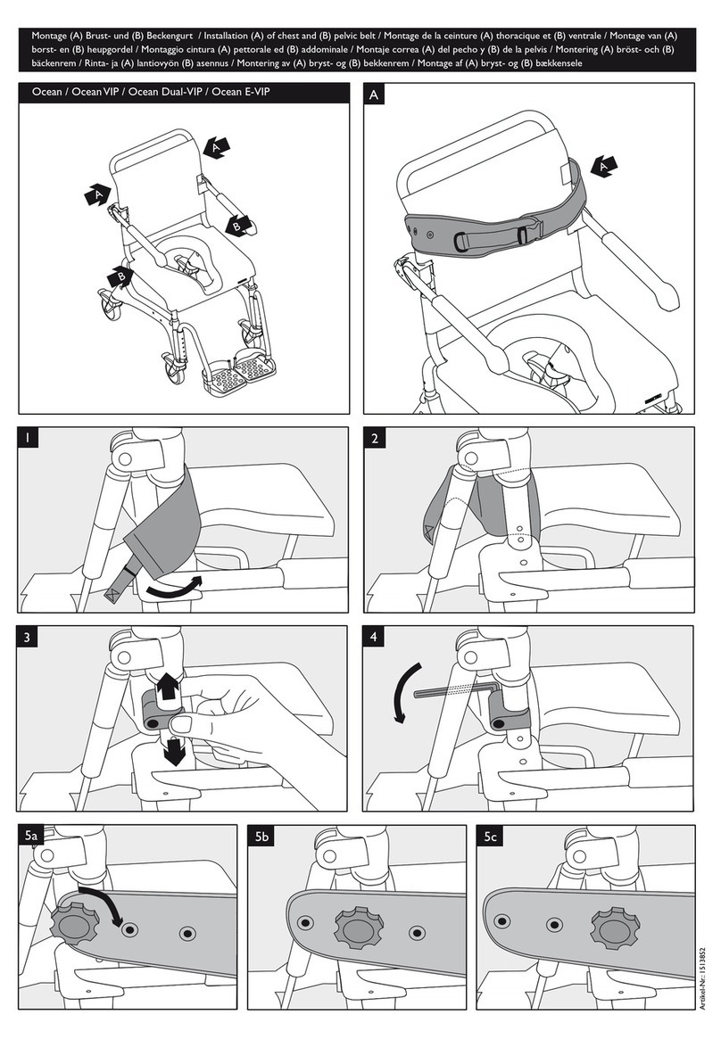 Invacare Ocean User manual Invacare Ocean User manual