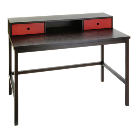 offi WINDOW DESK Assembly instructions