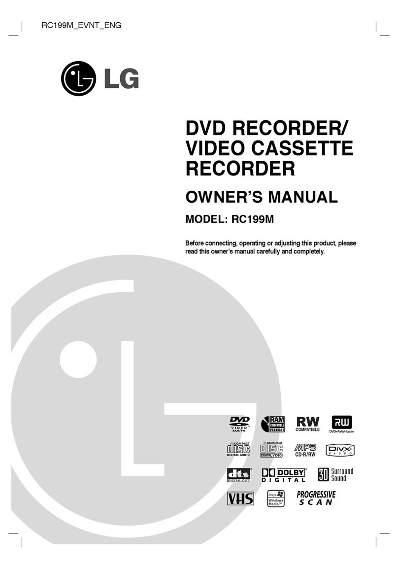 LG RC199M User manual