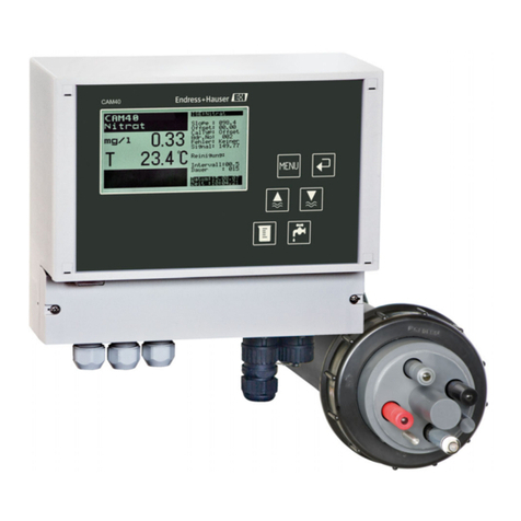 Endress+Hauser ISEmax CAM40 User manual Endress+Hauser ISEmax CAM40 User manual