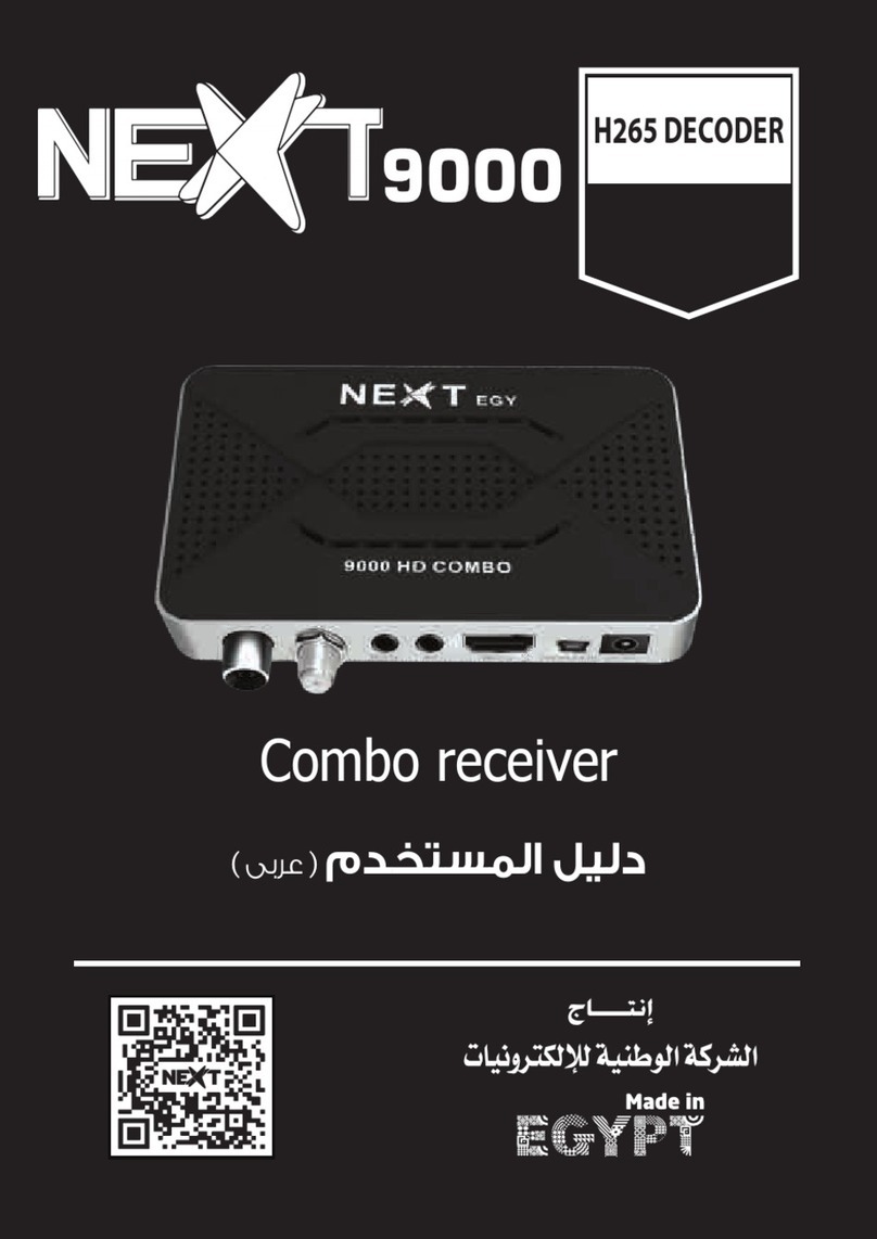 Next 9000 User manual