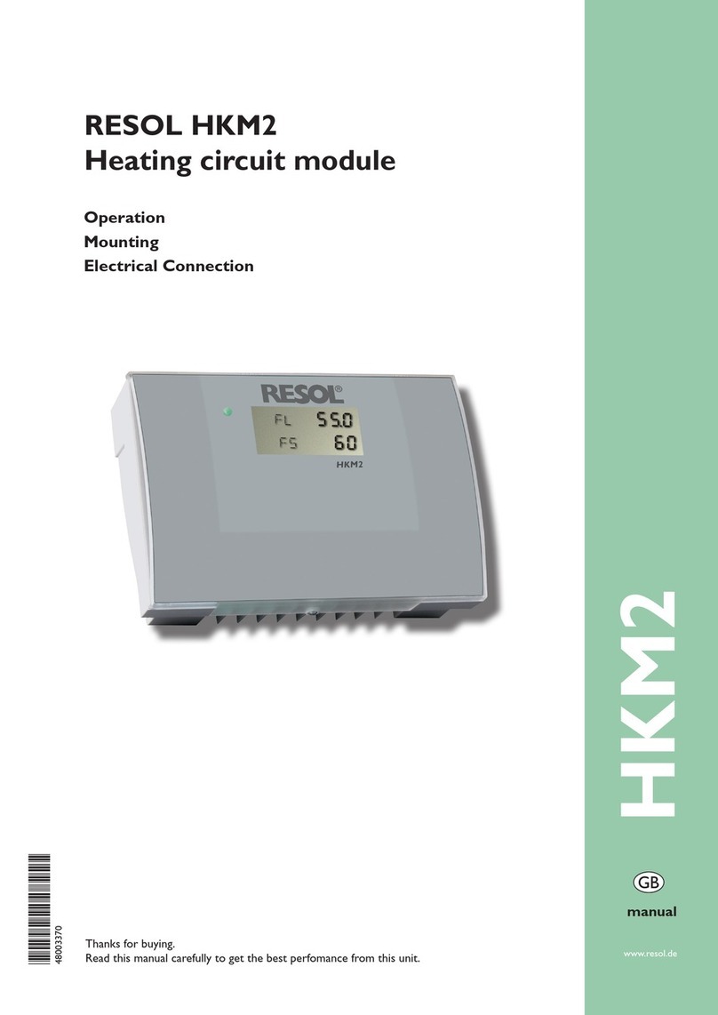 Resol HKM2 User manual