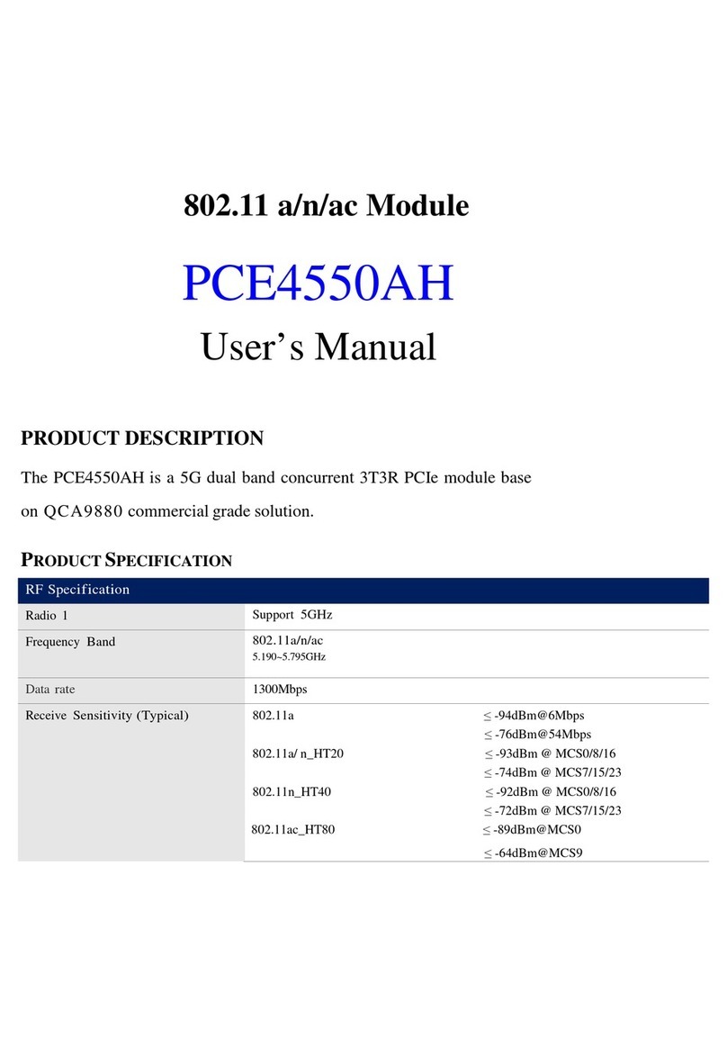 SENAO PCE4550AH user manual