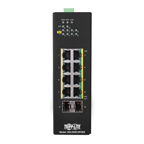 Tripp Lite NGI-S08C2POE8 User manual