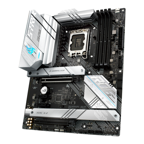 Asus ROG Strix B660-A Gaming WiFi D4 User manual