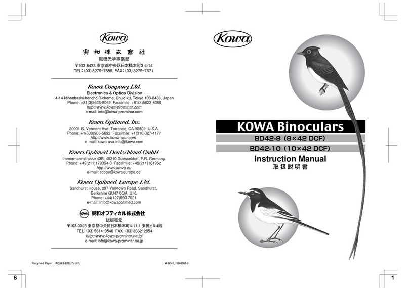 Kowa BD42-8 User manual