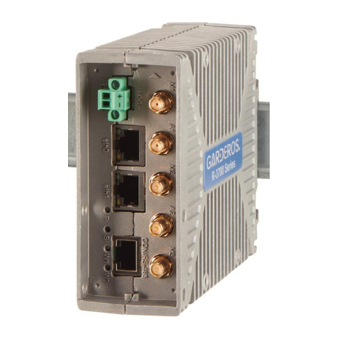 Garderos R-3700 Series operating manual