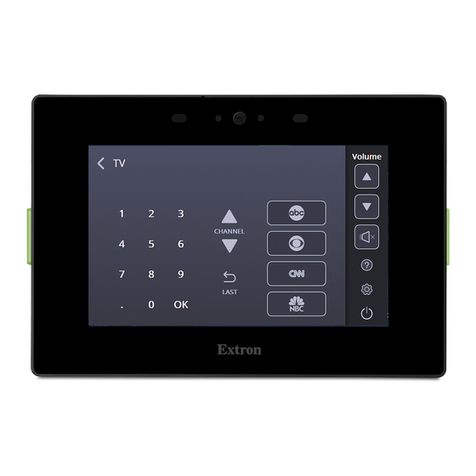Extron electronics TLP Pro x25M Series User manual