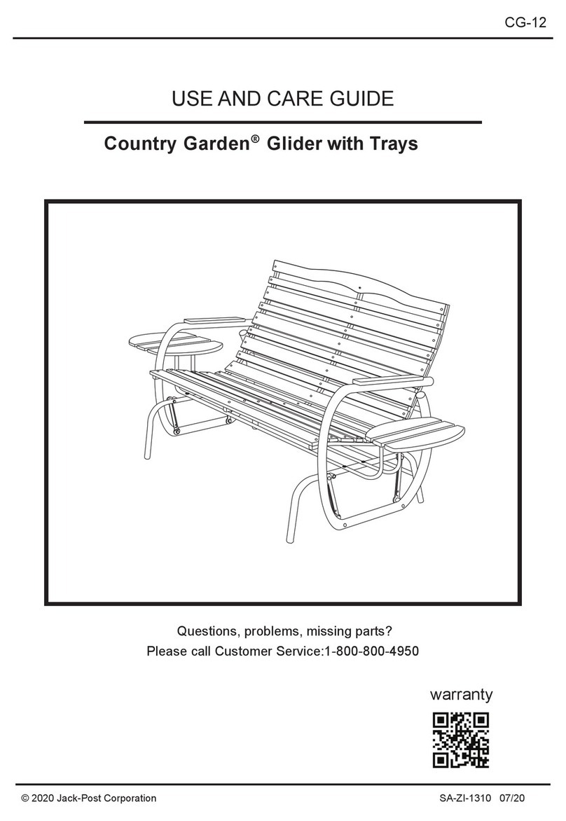 Jack-Post Country Garden CG-12 User manual Jack-Post Country Garden CG-12 User manual