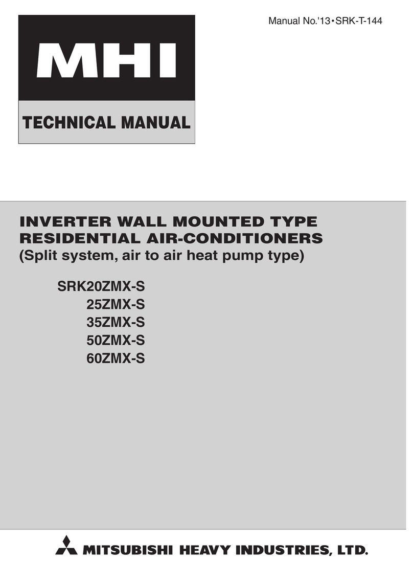 Mitsubishi Heavy Industries SRK20ZMX-S User manual Mitsubishi Heavy Industries SRK20ZMX-S User manual