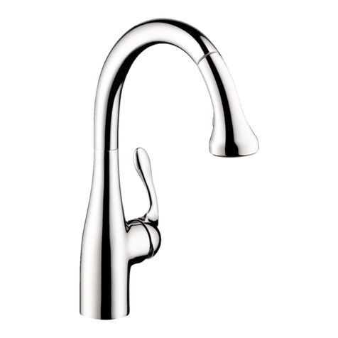Hans Grohe Allegro E Gourmet 06460XX0 Installation guide