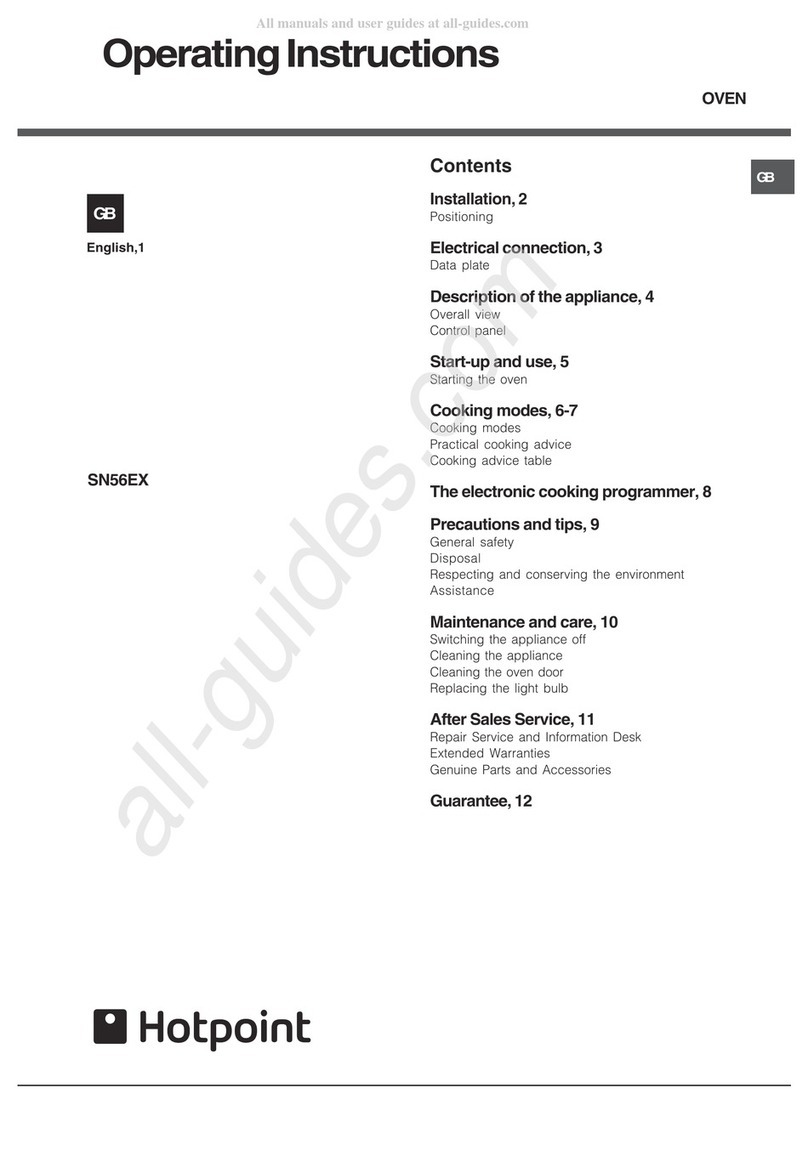 Hotpoint SN56EX User manual