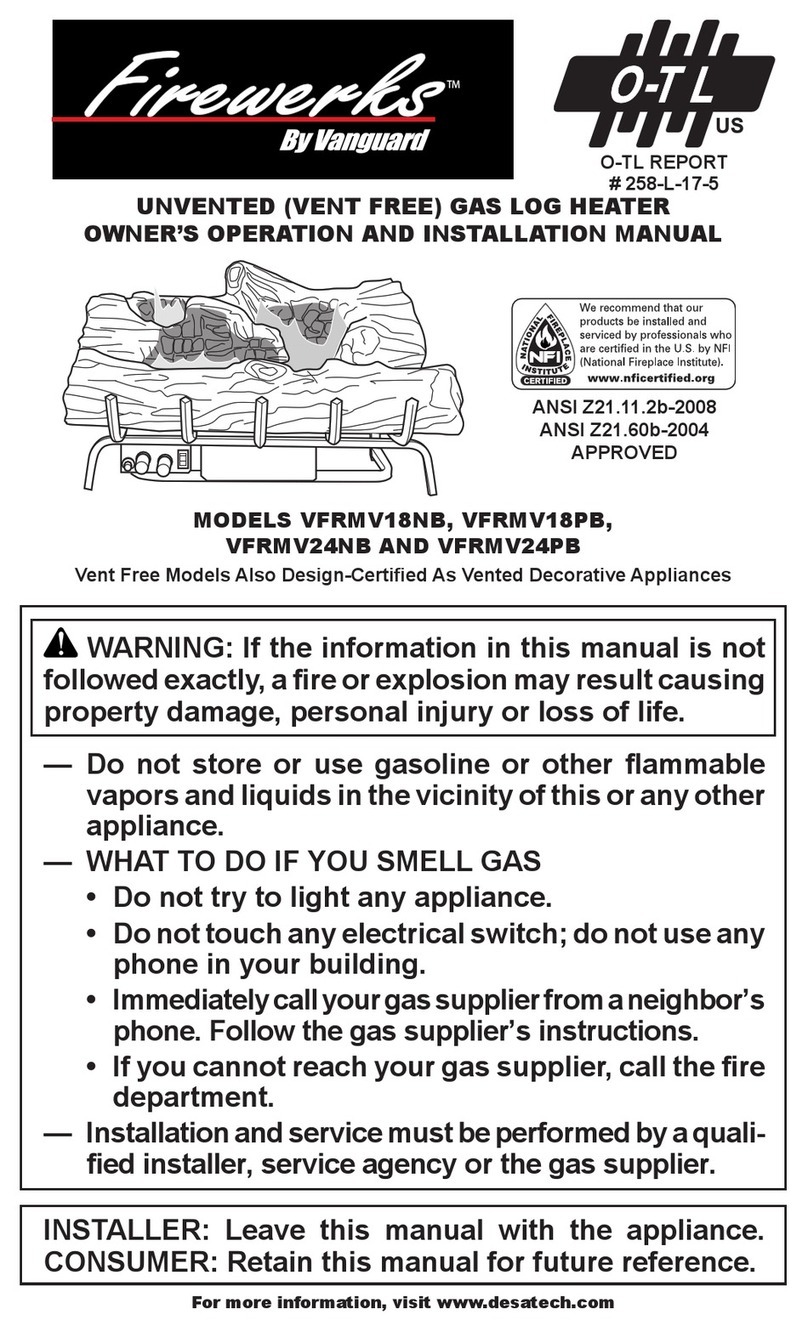 Vanguard Firewerks VFRMV18NB Quick start guide