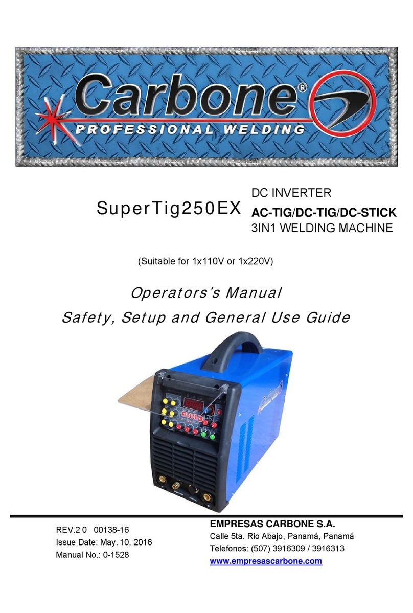 CARBONE SuperTig250EX User manual CARBONE SuperTig250EX User manual