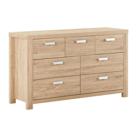 fantastic furniture Havana Dresser 7 Drawer User manual fantastic furniture Havana Dresser 7 Drawer User manual