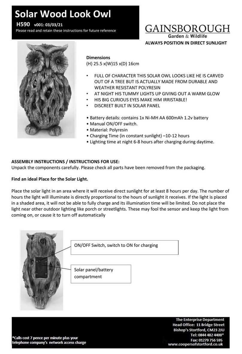 Gainsborough H590 Instructions for use