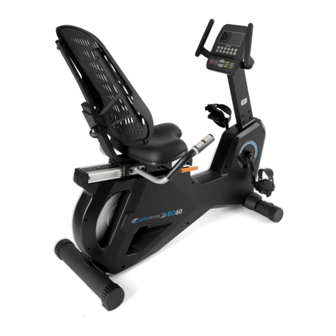 CARDIOSTRONG Ergometer BC60 User manual