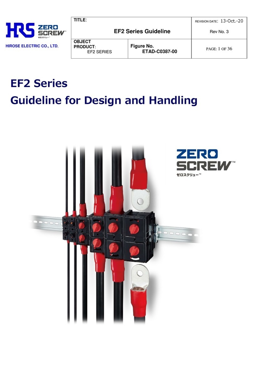 HRS ZERO SCREW EF2 Series Guideline for Design and Handling