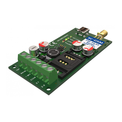 SECURECOM SC-GSM Installing and programming Manual
