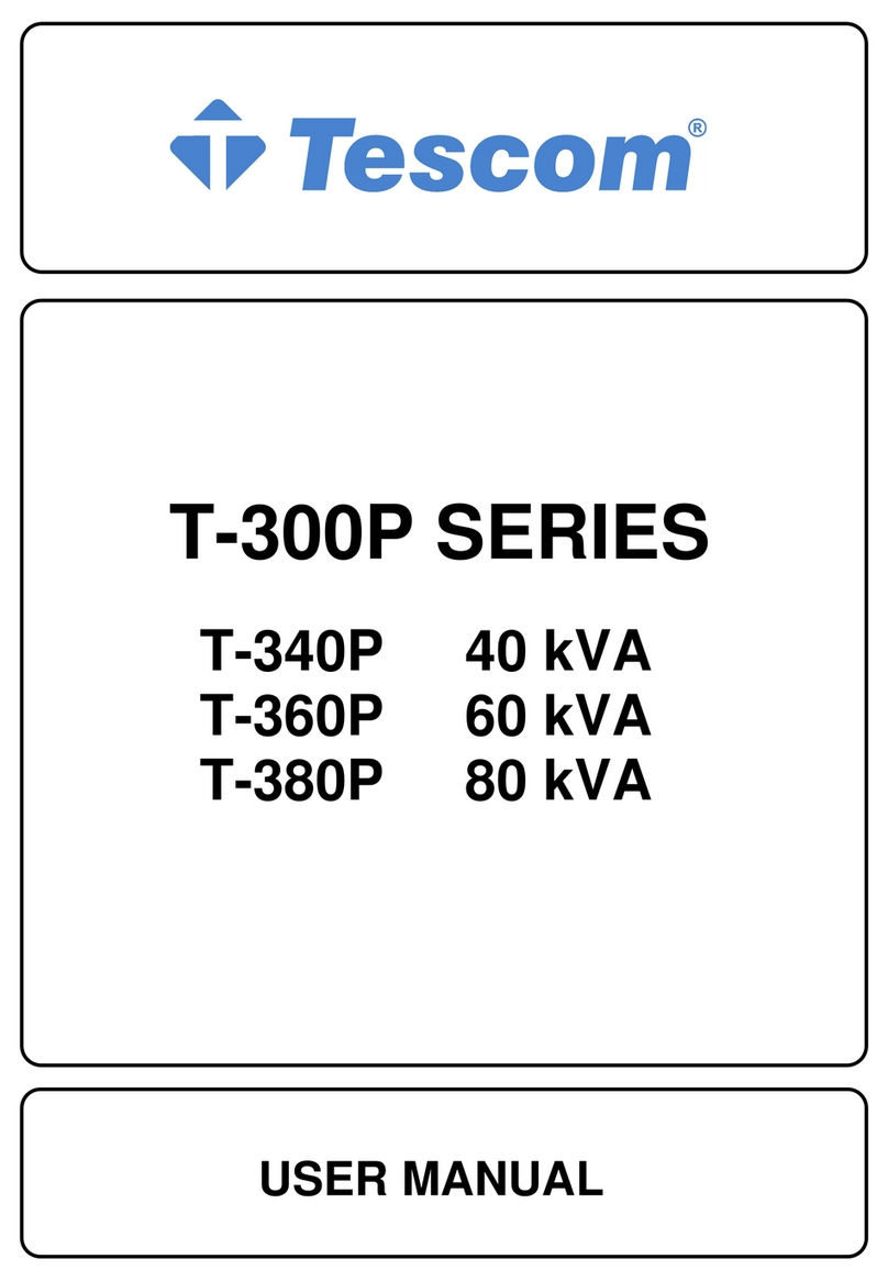 Tescom T-300P Series User manual