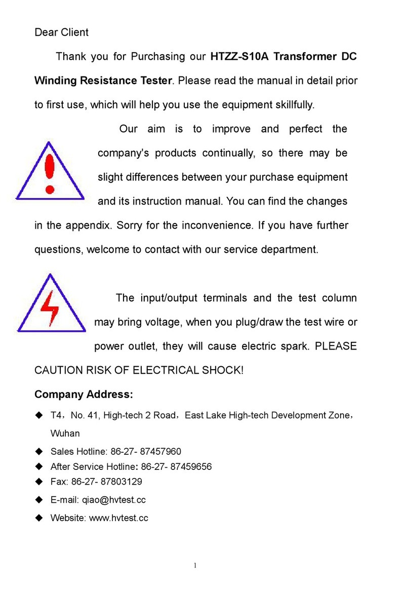 HVTest HTZZ-S10A User manual HVTest HTZZ-S10A User manual