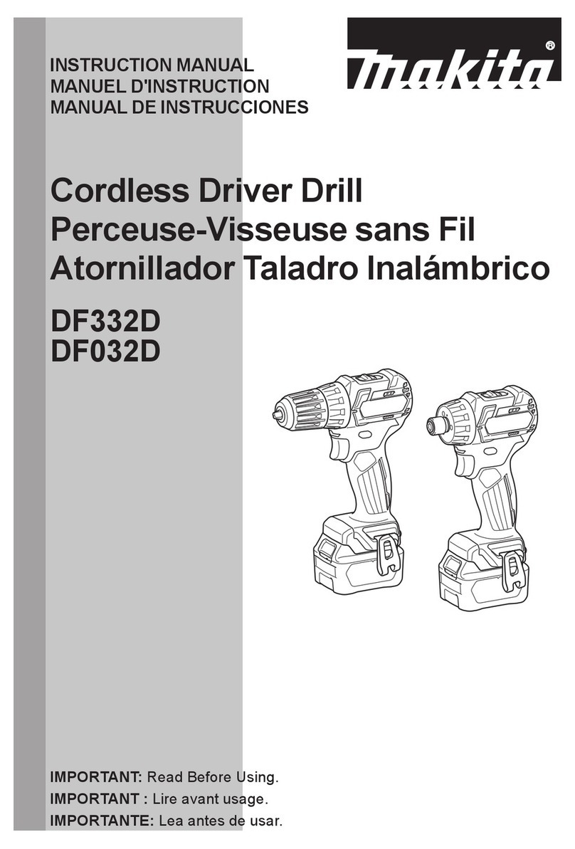 Makita DF332DSYE User manual Makita DF332DSYE User manual