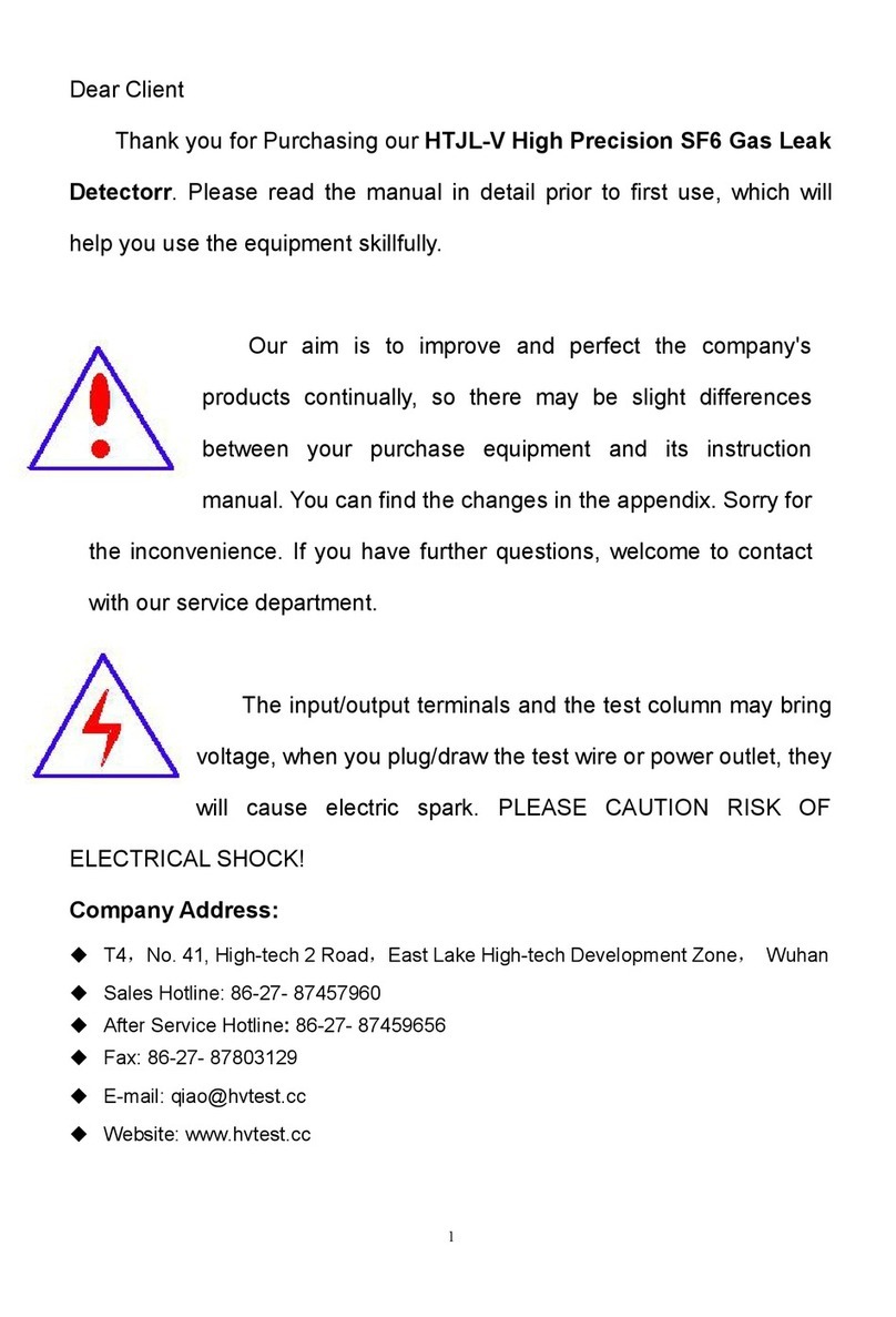 HVTest HTJL-V User manual