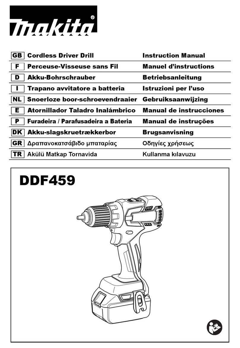Makita DDF459SYE User manual