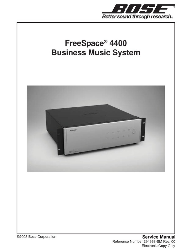 Bose FREESPACE 4400 User manual