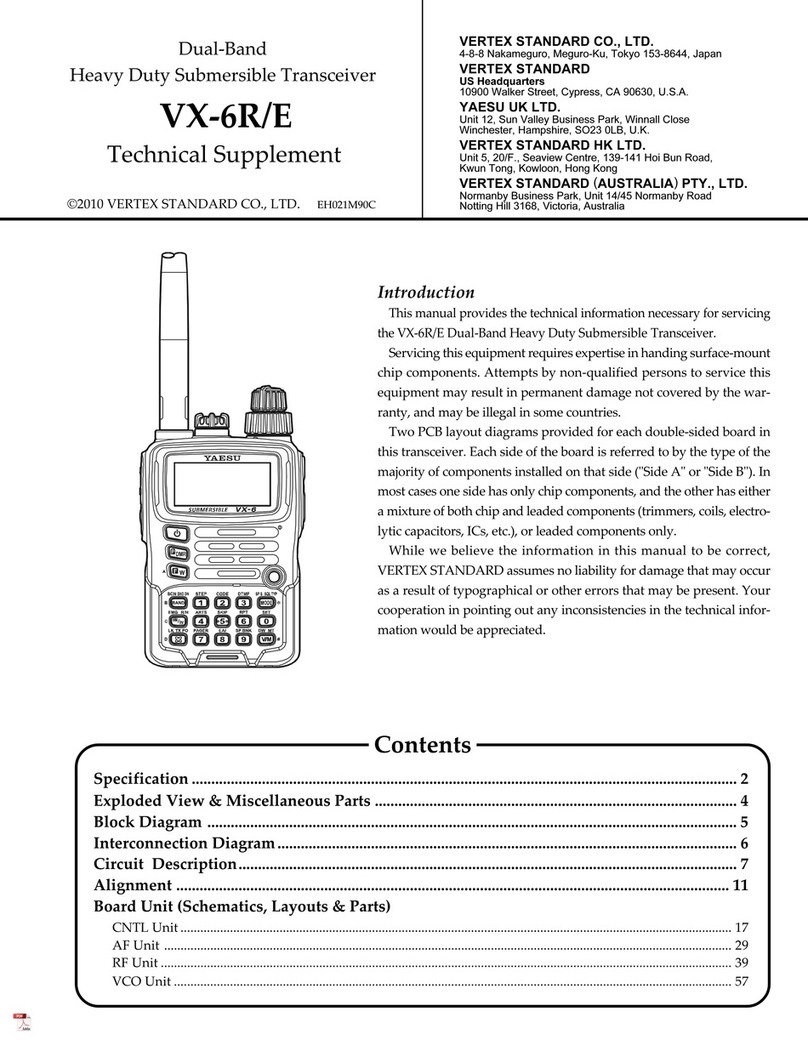 Vertex VX-6E Technical supplement