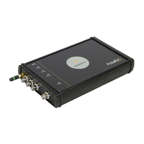 SEPTENTRIO PolaRx5 user manual