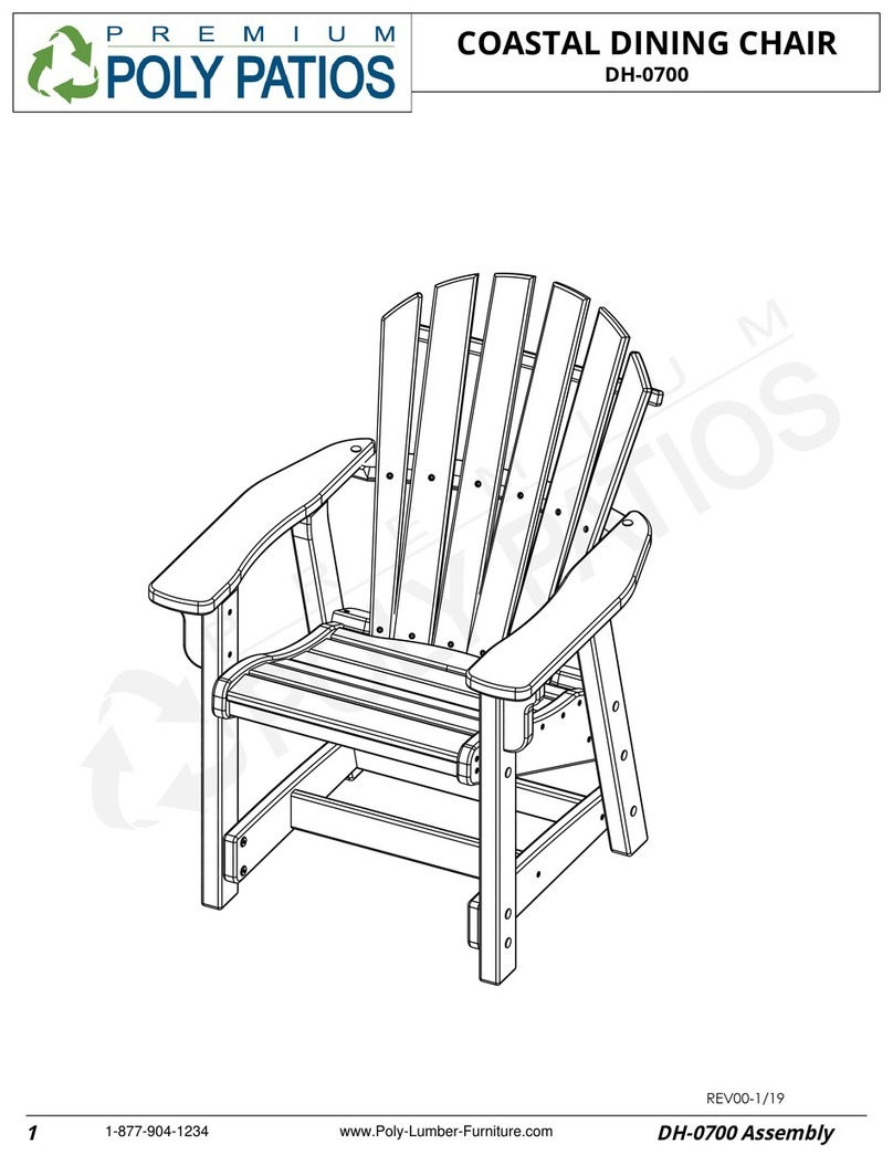 Premium Poly Patios Breezesta DH-0700 Assembly