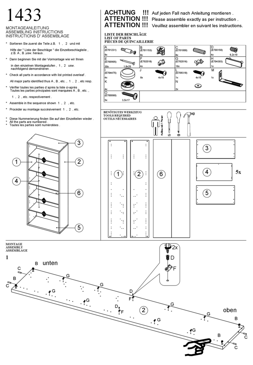 VITO 1433 Assembling instructions