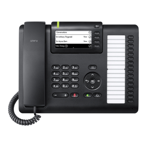 Unify OpenScape Desk Phone CP400T User manual
