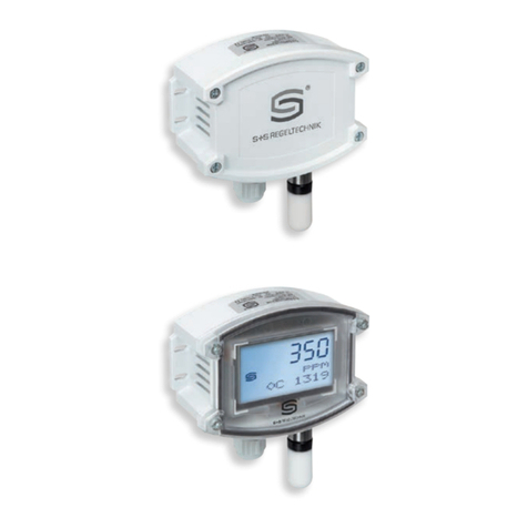 S+S Regeltechnik ACO2-W-LCD-TYR2 Operating Instructions, Mounting & Installation