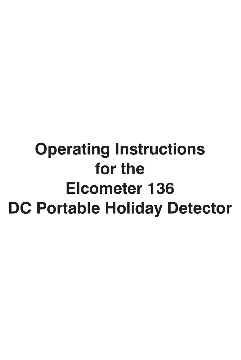 Elcometer 136 operating instructions