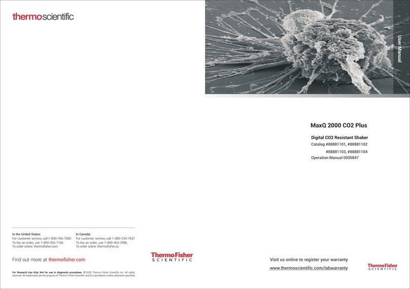 Thermo Scientific MaxQ 2000 CO2 Plus Operation manual Thermo Scientific MaxQ 2000 CO2 Plus Operation manual