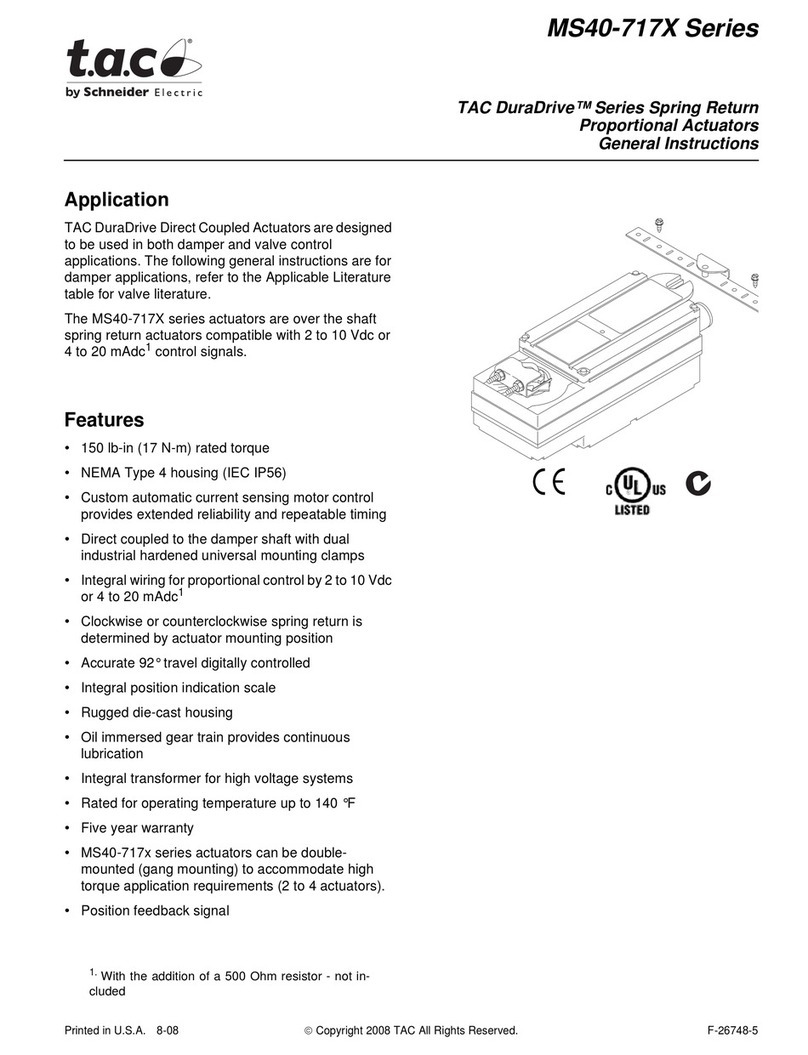 t.a.c. DuraDrive MS40-7171 General instructions t.a.c. DuraDrive MS40-7171 General instructions