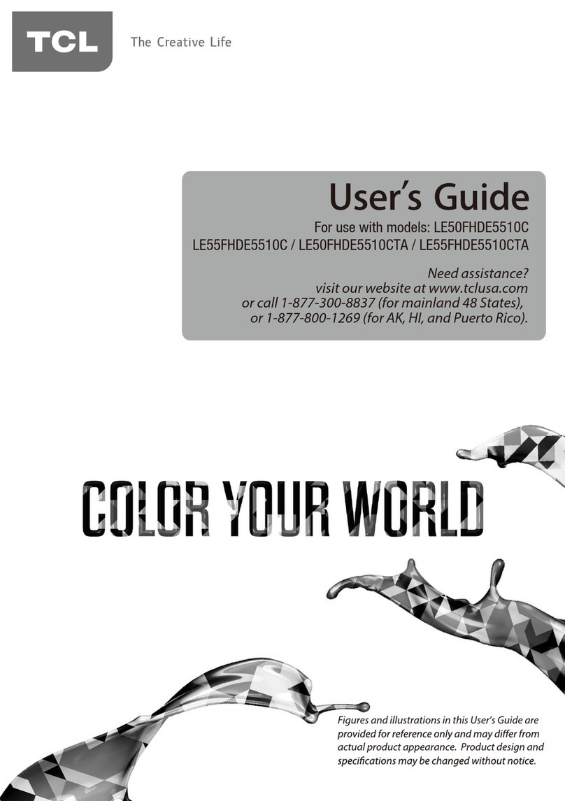 TCL LE50FHDE5510C User manual